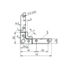 Montageecke für FLANGE SYSTEME 20